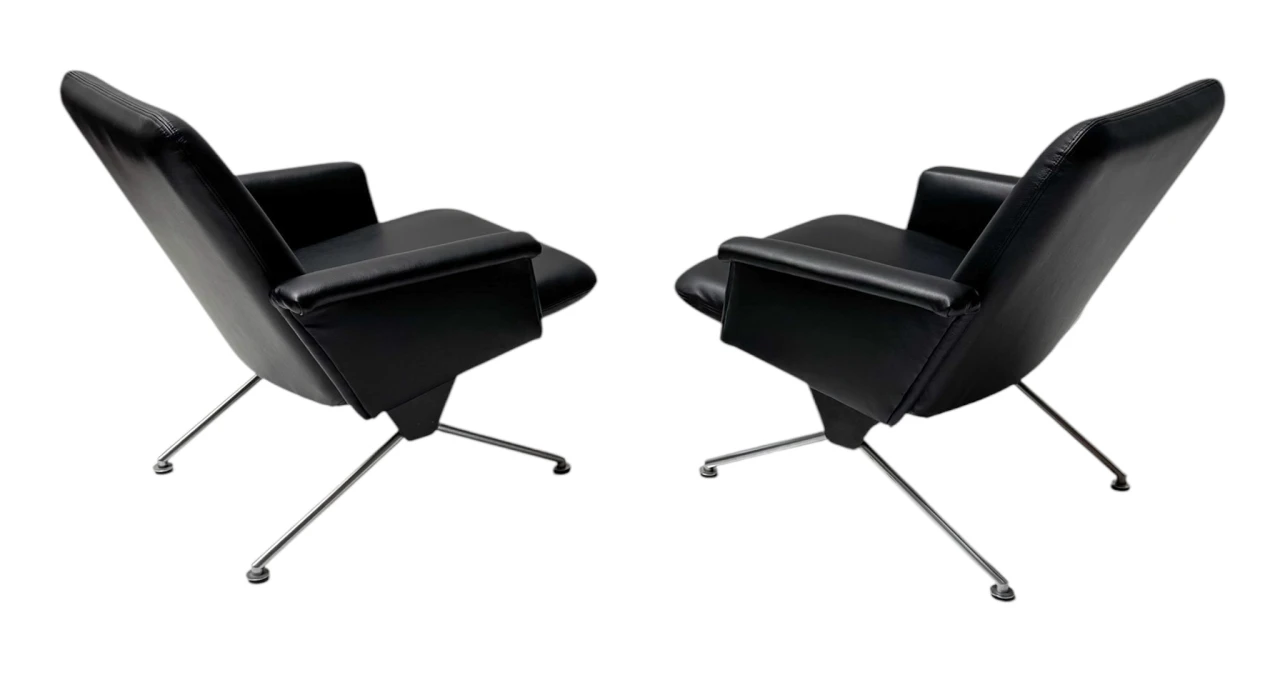 Mid-Century Modern Lounge Chairs No. 1432 by Andre Cordemeijer for Gispen, 1961